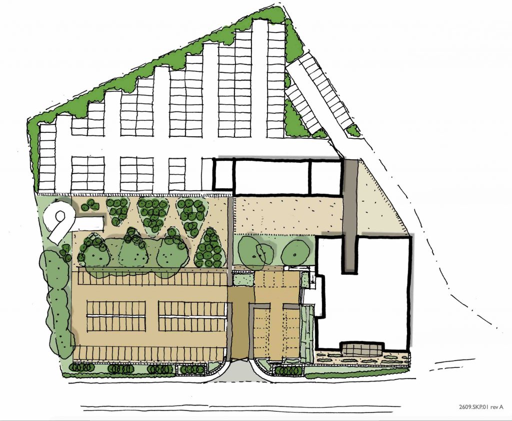 Landscape Sketch NJ Architects