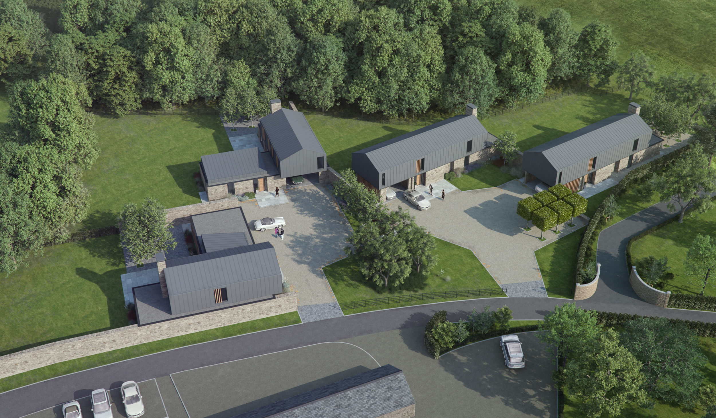 Four Bespoke Houses, Moor Park, Beckwithshaw, Harrogate NJ Architects