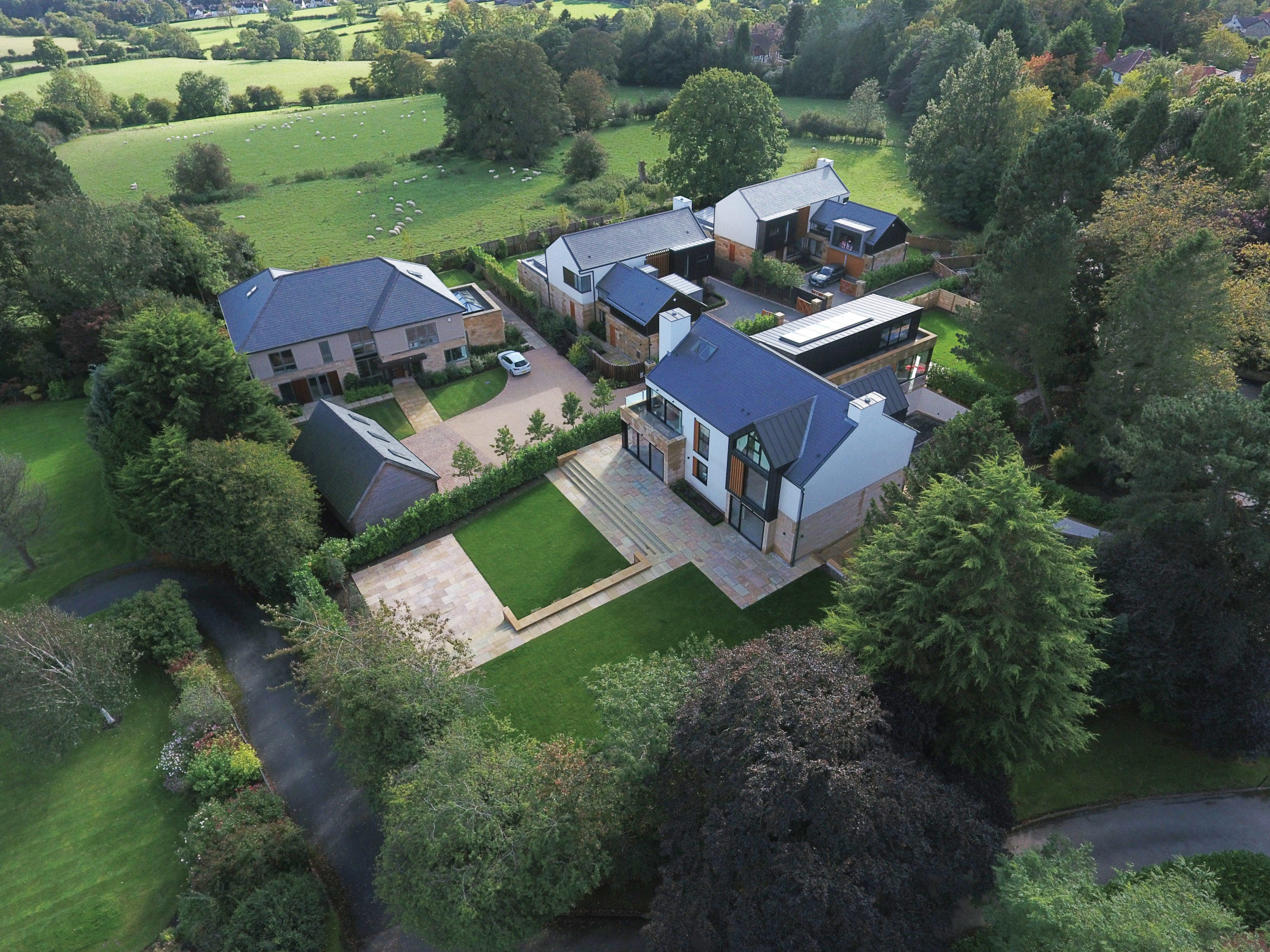 Three Bespoke Houses, Rossett Green Lane, Harrogate NJ Architects